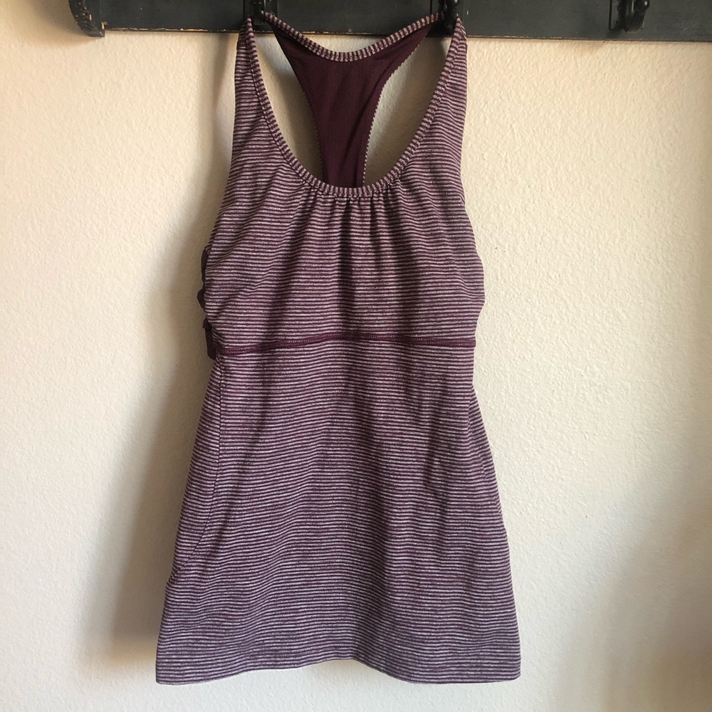 LuluLemon Racerback Top with built in bra